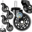 Kółka do fotela IKEA kauczukowe 6.3cm / 10 mm 5 sztuk VILDE 569997