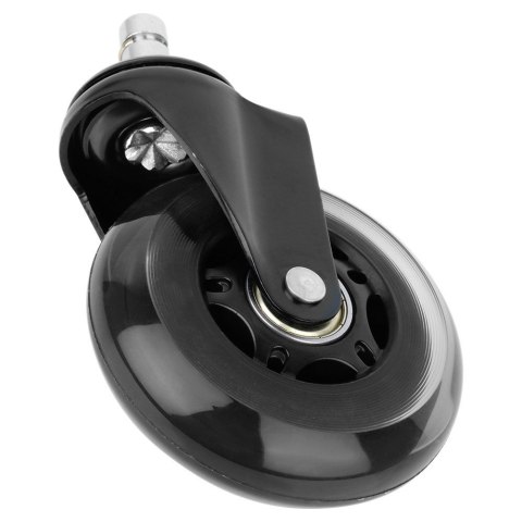 Kółka do fotela IKEA kauczukowe 7.5cm / 10 mm 5 sztuk VILDE 569999