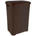 Kosz na pranie plastikowy brązowy 55L ORION 730540