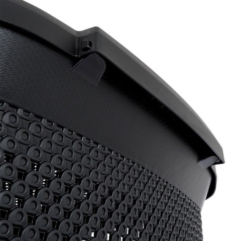 Kosz na pranie plastikowy czarny 60L BATHROOM SOLUTIONS 569367