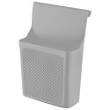 Koszyk na drzwi do przechowywania organizacji plastikowy szary 24x12x35cm ORION 731171