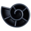 Kwietnik ogrodowy plastikowy czarny spiralny 53x43.5x32.5cm VILDE 339498