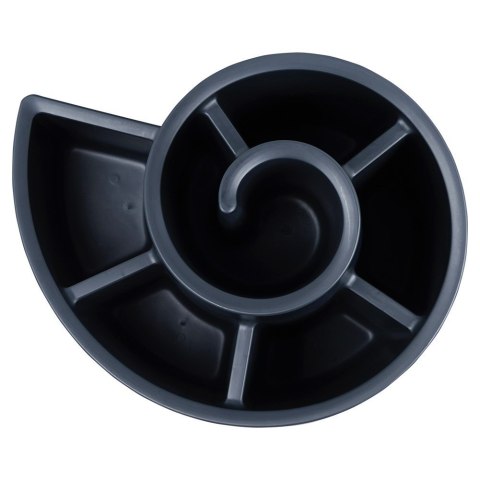 Kwietnik ogrodowy plastikowy czarny spiralny 53x43.5x32.5cm VILDE 339498
