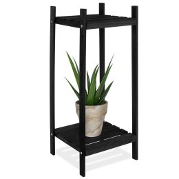 Kwietnik stojący drewniany czarny 66cm TRENDS4YOU 569574