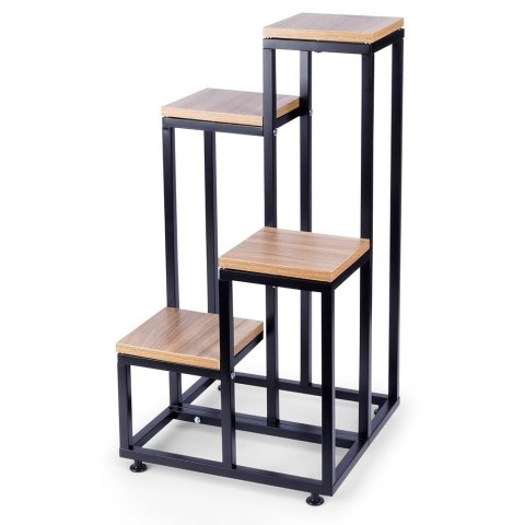 Kwietnik stojący wysoki metalowy 4-poziomowy 69cm VILDE 569813