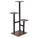 Kwietnik stojący wysoki metalowy 4-poziomowy 84cm VILDE 569822