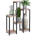 Kwietnik stojący wysoki metalowy 6-poziomowy 70cm VILDE 569816