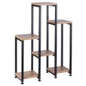 Kwietnik stojący wysoki metalowy 6-poziomowy 70cm VILDE 569816
