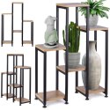 Kwietnik stojący wysoki metalowy 6-poziomowy 70cm VILDE 569816