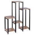 Kwietnik stojący wysoki metalowy 6-poziomowy 80cm VILDE 569818