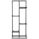 Kwietnik stojący wysoki metalowy czarny 4-poziomowy 102cm VILDE 569621