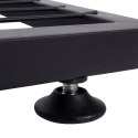 Kwietnik stojący wysoki metalowy czarny 7-poziomowy 138cm VILDE 569810