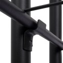 Kwietnik stojący wysoki metalowy czarny 7-poziomowy 138cm VILDE 569810