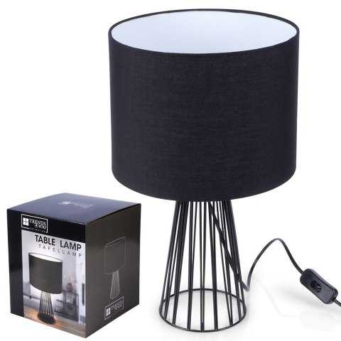 Lampa stołowa czarna 41cm TRENDS4YOU 569896