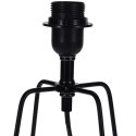 Lampa stołowa metalowa czarna 21cm VILDE 569043