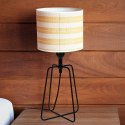 Lampa stołowa metalowa czarna 21cm VILDE 569043