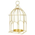 Lampion na świeczkę metalowy złoty 25cm HOME STYLING COLLECTION 569477