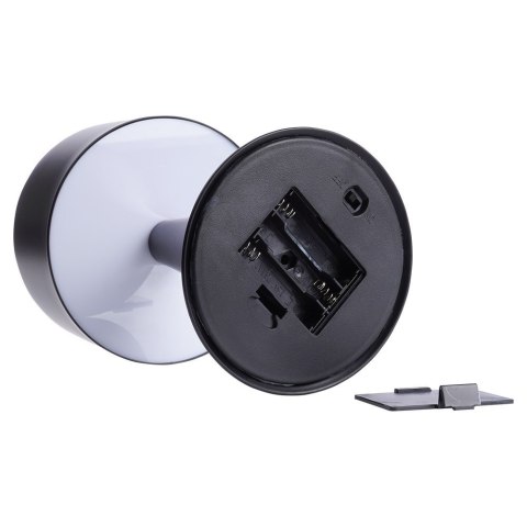 Lampka nocna LED metalowa czarna bezprzewodowa 20.5cm VILDE 569945