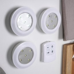Lampka nocna LED z taśmą samoprzylepną pilot 9.5cm 3 sztuki FX LIGHT 569799