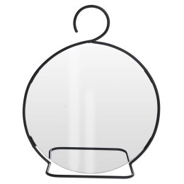 Lustro ścienne na ścianę czarne okrągłe 26cm HOME STYLING COLLECTION 510206-O
