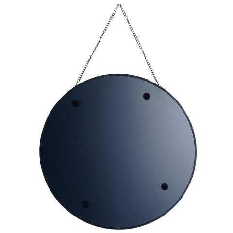 Lustro ścienne na ścianę czarne okrągłe 29cm VILDE 510217