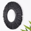 Lustro ścienne na ścianę czarne okrągłe 32cm HOME STYLING COLLECTION 569755