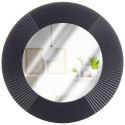 Lustro ścienne na ścianę czarne okrągłe 40cm VILDE 569751