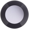 Lustro ścienne na ścianę czarne okrągłe 40cm VILDE 569751