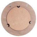 Lustro ścienne na ścianę czarne okrągłe 40cm VILDE 569751