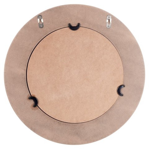 Lustro ścienne na ścianę czarne okrągłe 40cm VILDE 569751