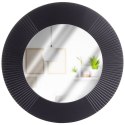 Lustro ścienne na ścianę czarne okrągłe 48cm VILDE 569752