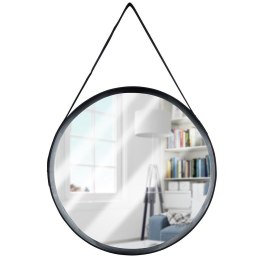 Lustro ścienne na ścianę czarne okrągłe 52cm HOME STYLING COLLECTION 510103