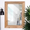 Lustro ścienne na ścianę drewniane 70x50cm HOME STYLING COLLECTION 510223