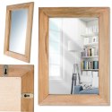 Lustro ścienne na ścianę drewniane 70x50cm HOME STYLING COLLECTION 510223