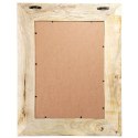 Lustro ścienne na ścianę drewniane beżowe 40x50cm VILDE 569335