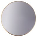 Lustro ścienne na ścianę złote okrągłe 40cm VILDE 569759