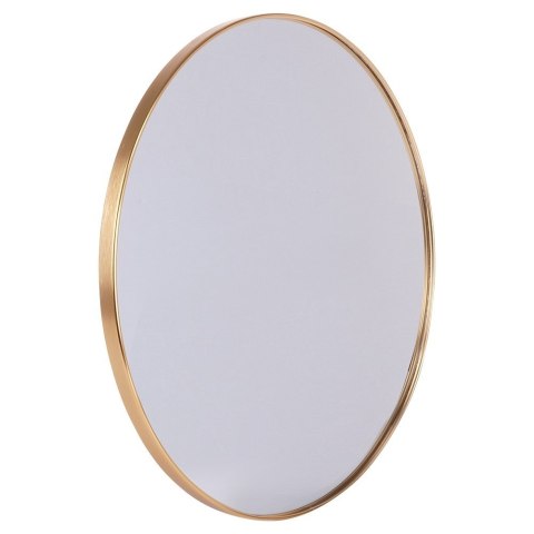 Lustro ścienne na ścianę złote okrągłe 40cm VILDE 569759