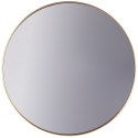 Lustro ścienne na ścianę złote okrągłe 50cm VILDE 569762