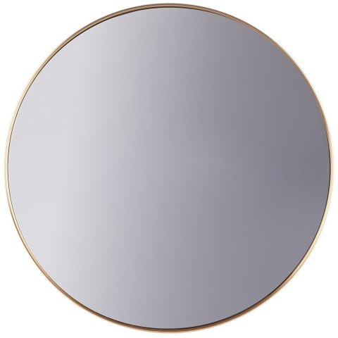 Lustro ścienne na ścianę złote okrągłe 50cm VILDE 569762