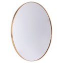 Lustro ścienne na ścianę złote okrągłe 50cm VILDE 569762