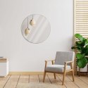 Lustro ścienne na ścianę złote okrągłe 55cm VILDE 569107