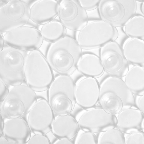 Mata antypoślizgowa pod prysznic do łazienki przezroczysta 70x35cm ORION 530169