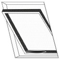 Moskitiera na okno dachowe biała 140x120cm ORION 780615