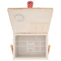 Niciarka czerwona w grochy 24x18x12cm ORION 154021