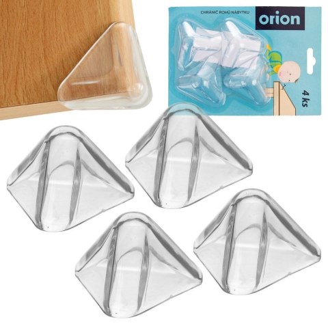 Ochraniacz na rogi mebli silikonowy 4 sztuki ORION 810452