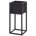 Osłonka na doniczkę na stojaku metalowa czarna 50cm HOME STYLING COLLECTION 330223