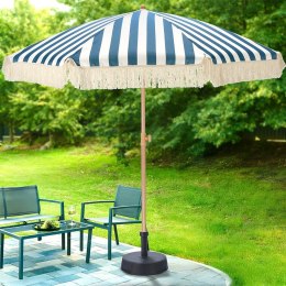 Parasol plażowy ogrodowy regulowany 198cm AMBIANCE 489345