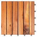 Płytki tarasowe drewniane 30x30cm 9 szt. PROGARDEN 339505
