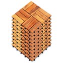 Płytki tarasowe drewniane 30x30cm 9 szt. PROGARDEN 339506