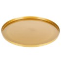 Podstawka pod kompozycje dekoracyjne świece metalowa złota 30cm VILDE 568092